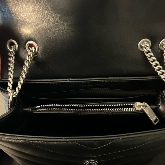 YSL Lou Lou small bag, silver hardware - Picture 9 of 16